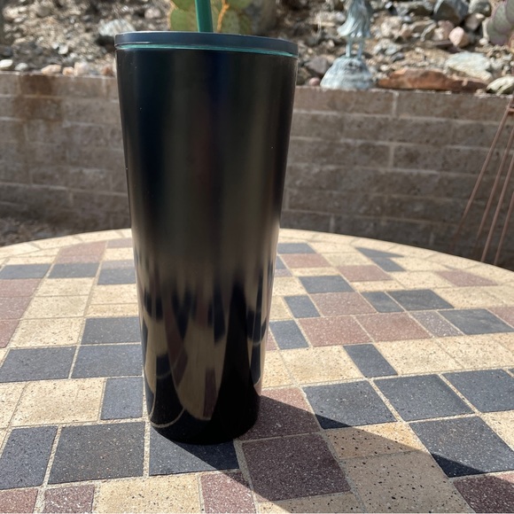 NWOT Starbucks SS green black gradient cold beverage tumbler 2020 - Picture 2 of 13